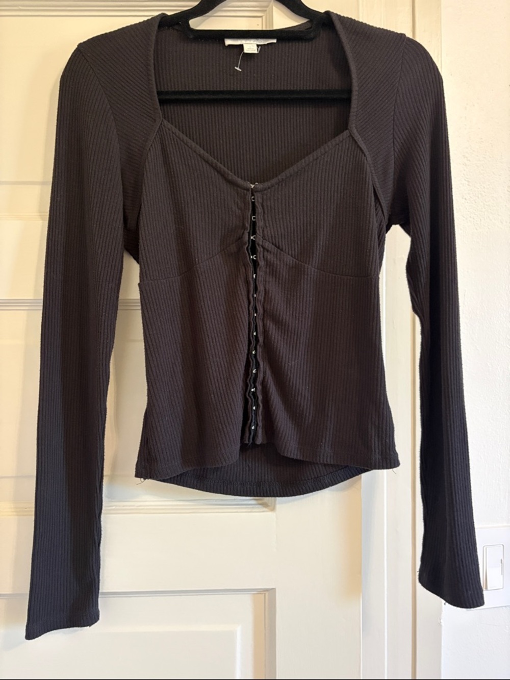 Favorite Daughter The Kate Ribbed
Bustier Shirt Large Top
